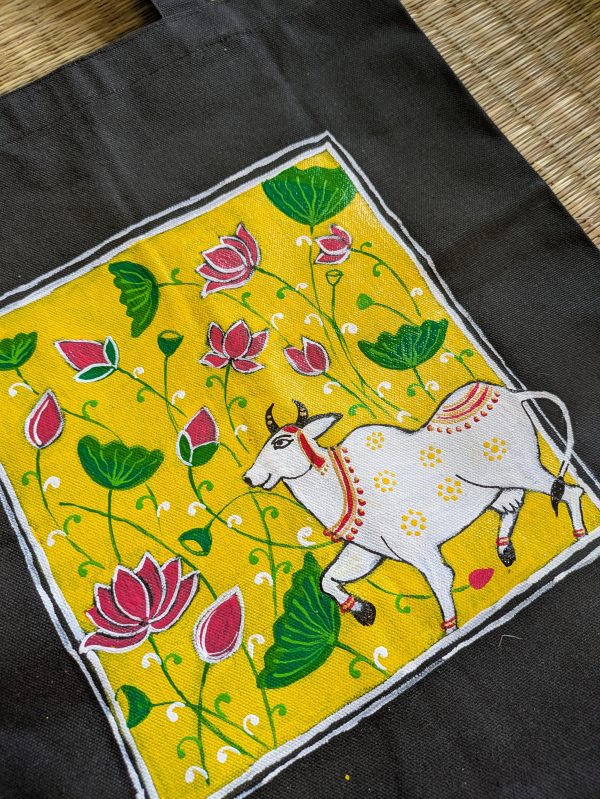 Hand Painted - Cotton Bag - Image 2